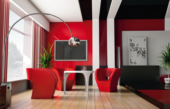 How The Colour Red In Interior Design Can Make You Feel